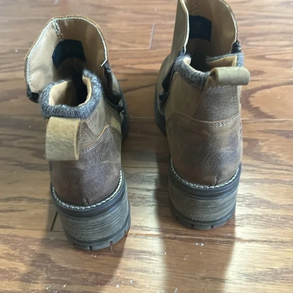 Dorian leather wedge ankle boots - Picture 3 of 6